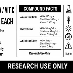 NAD+ / Glutathione / Vitamin C Blend Spray | 10ml